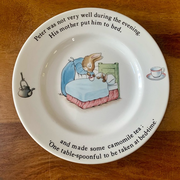 Beatrix Potter Peter Rabbit Wedgwood Plate Saucer & Cup - Picture 11 of 13
